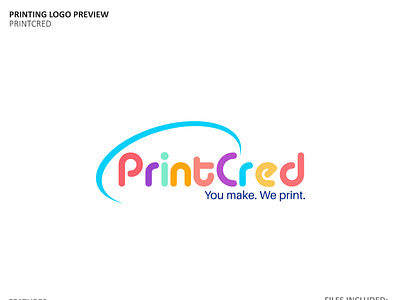 Colorful printcred logo