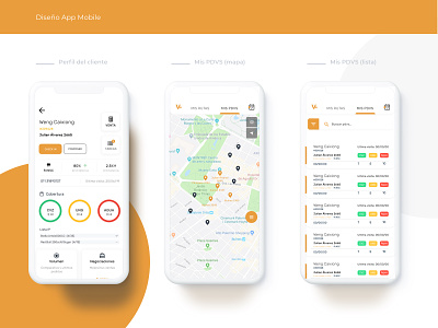 App Redesign cards dashboard filters maps mobile points tags user experience