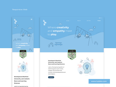 Web Responsive Design desktop icons illustrations landing mobile responsive web