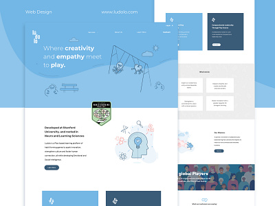 Web Design empathy fun landing page landing page ui web design