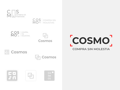 COSMO branding app branding design icon logo naming typography ui vector