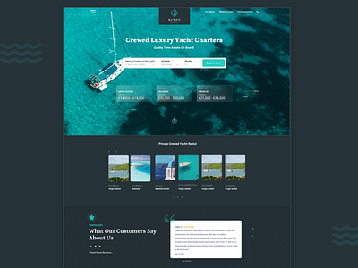 Ritzy - landing page