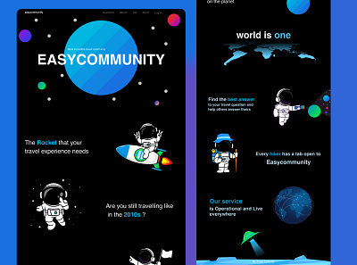 Easycommunity adventure comminity travell uxui webapp