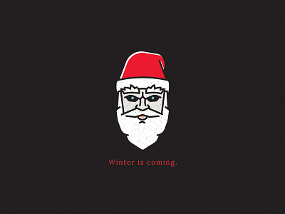 Night Clause game of thrones got holiday card holidays illustration night king santa clause vector winter winter is coming