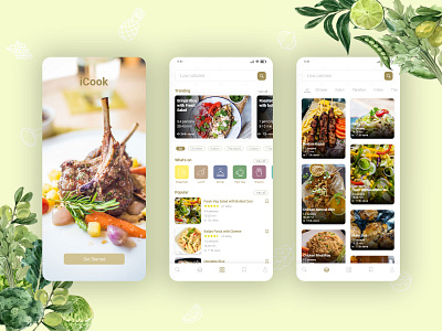 Cooking App adobe illustrator adobe xd cooking app