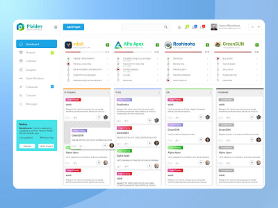 Dashboard - Kanban