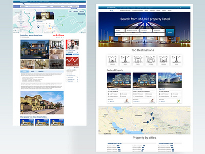 Property Listing Website adobe illustrator adobe photoshop illustration ui