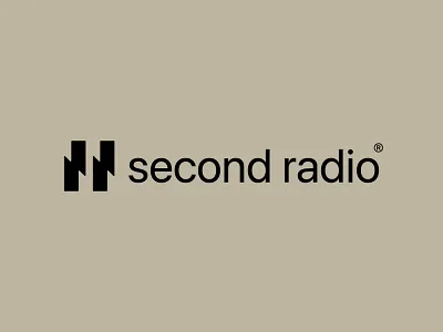 Second Radio® audio blockchain branding crypto cryptocurrency design exploration illustration inspiration logo minimalism modern second simple two lines ui