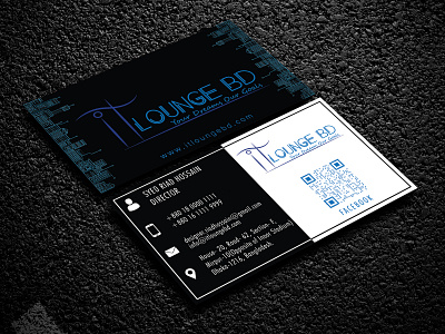 Visiting Card 1 - IT LOUNGE BD .COM 2020 bangladesh bangladeshi bd branding design illustration it it company it firm it lounge bd itloungebd itloungebd.com logo logodesign riadhossainakash syedriadhossain v card visiting card visiting card design