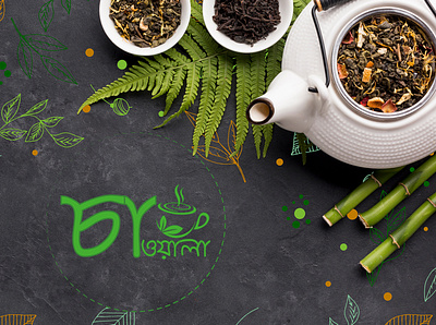 Ca Oyala ( Tea Man) branding design illustration logo riadhossainakash syedriadhossain