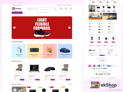 Ekshop | Bangladeshi Govt. Ecommerce Platform design digital public goods dpg ekshop ict ict division marketplace riadhossainakash syed riad hossain akash syedriadhossain ui ui ux ux