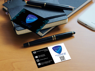 IT Lounge BD Visiting Card bd branding design illustration it it lounge bd logo lounge riadhossainakash syedriadhossain