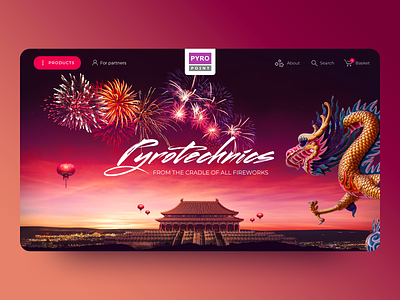 Pyropoint – Fireworks producer china chinese czech fireworks new year webdesign