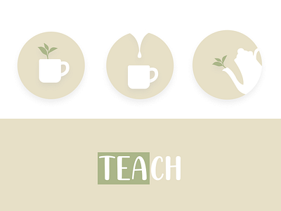 Teach App - Icon ideas app cup tea design figma figma design icon icons illustation plant simple soft tea tea app tea cup teach teach app ui vector