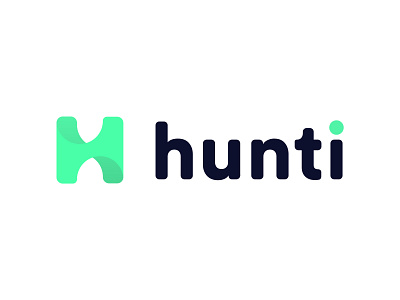 Hunti - Light Logo art branding design figma figma design hunti illustration jobs logo logo design ui ux web