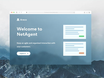 NetAgent Landing Page