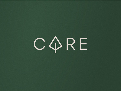 Care - Logo brand branding care design flat identity illustration indoor logo logo design logomark logotype mark minimal nature typography vector