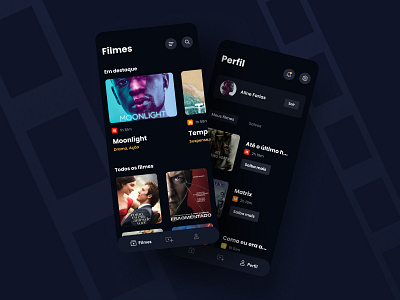 Cine - Movie Buff App app cine cinephile mobile movie movie news movies ui watch