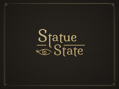 Statue State - Indie Game branding game logo medieval statue ui