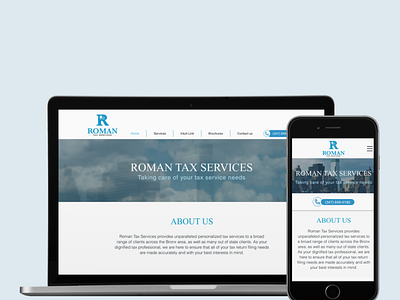 Roman Tax Services Website Redesign