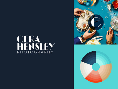 Cera Hensley Branding branding clever colorwheel custom type design favicon icon photograhy photographers throwback typography