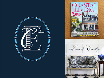 Elizabeth Cooper Interior Design classic classic modern custom design custom type monogram traditional media