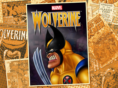 Wolverine - Essential Cover art direction branding cover art creative direction design game design illustration illustrator logo logo design logo design branding logo designer typography ui ui design
