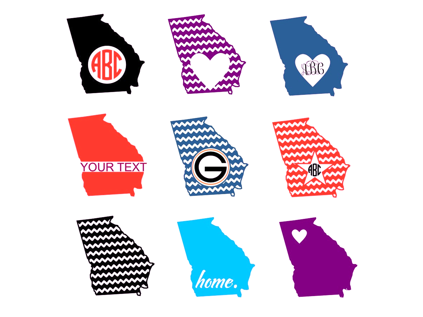 Georgia SVG Files by Vane Chista on Dribbble