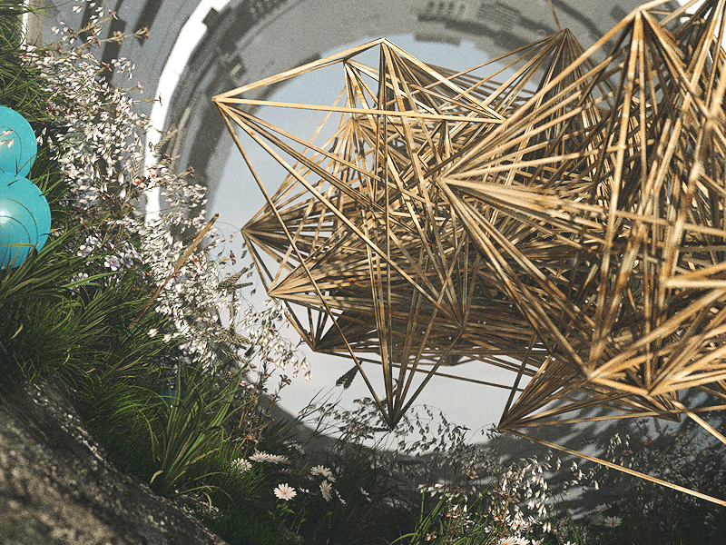 ICEMUD inspiration everyday render daily rock glass future abstract landscape smoke cinema4d 3d