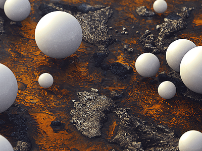 GOLDPLOT 3d abstract cinema4d daily everyday future glass inspiration landscape render rock smoke