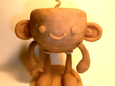 Muggsy Model character clay model sculpture super sculpey toy
