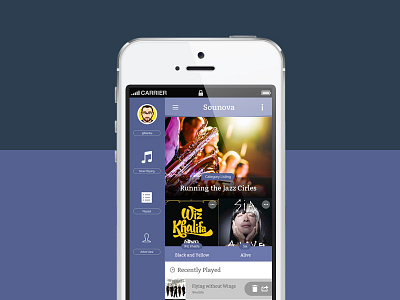 Sounova Work in progress ionic ionicframework mobile app design mobile app ui music ui radio app ui