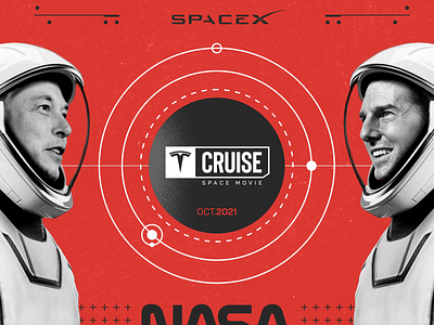 Cruise in space 02 motion design movies nasa planet space spaceman spacex tesla tom cruise