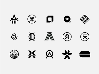 Agora City - Concept Logo brand branding collection futuristic illustrator logo logomark mark retro simple symbol