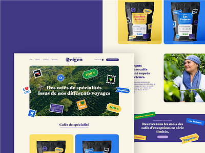 Origen Café Spécial - Webdesign