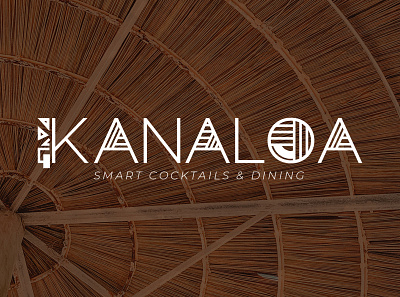 Kanaloa branding bar branding and identity cocktails greece leontios leosake lindos logo logotype maori polynesian restaurant sakellis tiki wood