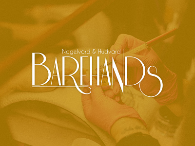 Barehands brand identity barehands brand identity branding elegant leontios logo logotype manicure nail nailart pedicure sakellis sweden
