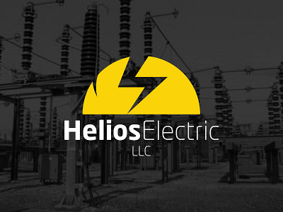 Helios Electric electric electricity helios leontios logotype power sakellis sun usa yellow