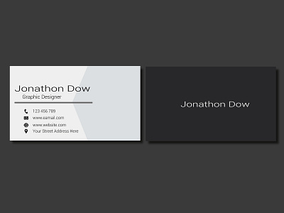 Minimalist Business Card Design