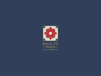 Branding: Back To Mass Campaign archdiocese back to mass branding california catholic eucharist la logo los angeles mass mission revival our lady of guadalupe spanish mission spanish revival tile tilma