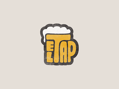 El Tap Logo beer beer glass el tap guatemala la noria tap