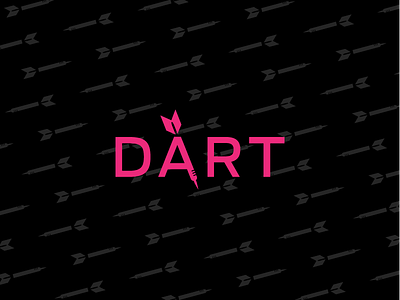 Dart Logo branding dart design distribution logo pink