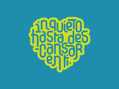 Hungry Hearts Retreat T-shirt Design catholic corazón guatemala heart inquieto lettering restless tshirt wild truth