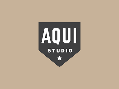 Aqui Studio logo alex quintana aqui aqui studio arrow branding guatemala house logo