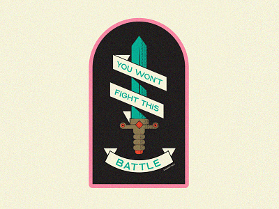 You Won't Fight This Battle 2d battle bible bible verse christian design flat icon illustration texture vector