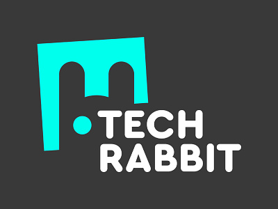 Tech Rabbit Logo apple branding device electronics logo logotype moscow rabbit samsung techrabbit