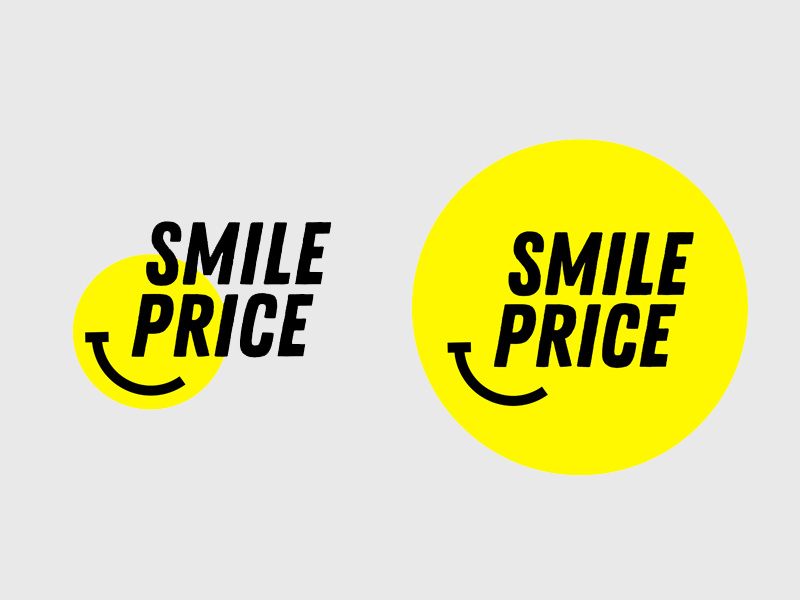 Smile price logo concept by Wedev Team on Dribbble