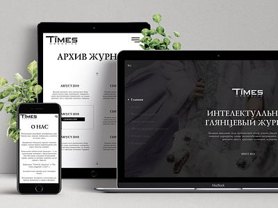 The Times Magazine Website design layout magazine magazine cover magazine design the times typography ui ux website