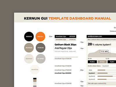 Kernun GUI guidelines dashboard fireworks gotham gui guide guidelines manual style template
