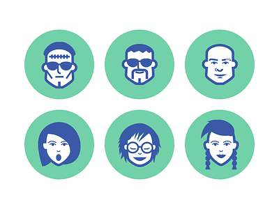 Free Jimi’s Avatar Icons (.sketch) avatar character face frankie free freebie icon sample sketch user vector